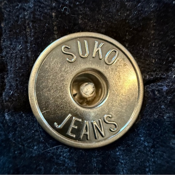 Suko Jeans Cords Elegant Black Corduroy Jeans Flare Pants Stretchy Women’s Sz 7 - Picture 8 of 14